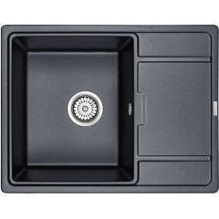 Кухонная мойка Paulmark Weimar PM216550-BLM черный металлик