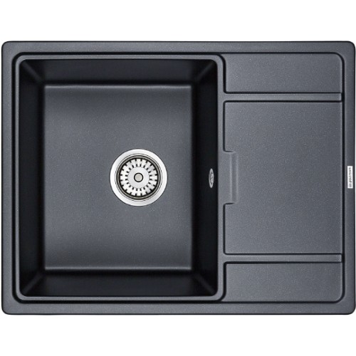 Кухонная мойка Paulmark Weimar PM216550-BLM черный металлик