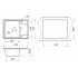 Кухонная мойка Paulmark Weimar PM216550-DG графит