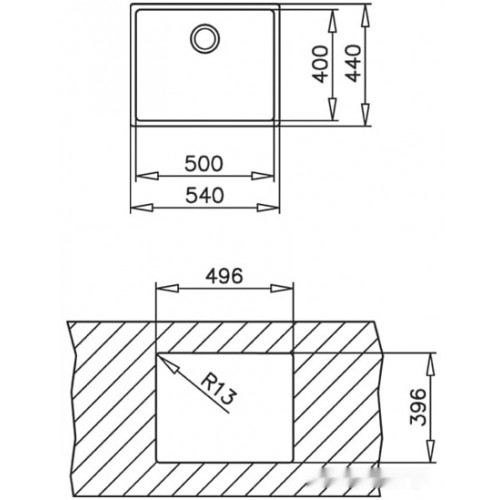 Кухонная мойка Teka Be Linea RS15 50.40