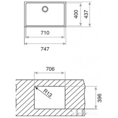 Кухонная мойка Teka Be Linea RS15 71.40