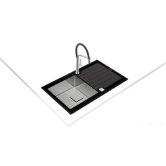 Кухонная мойка Teka Diamond RS15 1B 1D 86 Auto черный 115100011