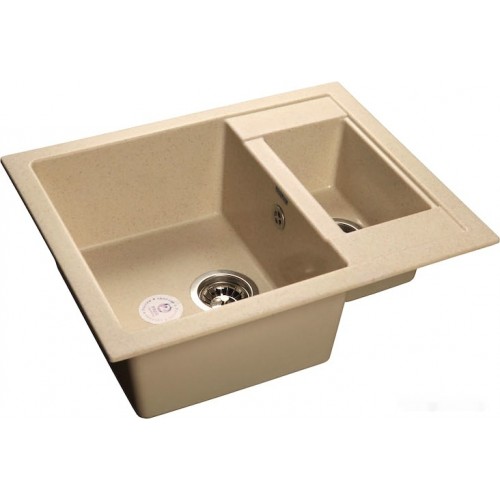 Кухонная мойка GranFest GF-Q610K (бежевый)