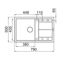 Кухонная мойка Elleci Unico 300 K86 Black
