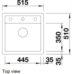 Кухонная мойка Blanco DALAGO 5 черный 525871