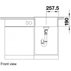 Кухонная мойка Blanco DALAGO 5 черный 525871