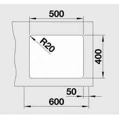 Кухонная мойка Blanco ETAGON 500-U черный 525887