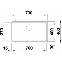 Кухонная мойка Blanco Etagon 700-U (серый беж)