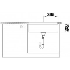 Кухонная мойка Blanco Etagon 700-U (серый беж)