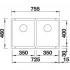 Кухонная мойка Blanco Subline 350/350-U (Black)