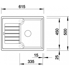 Кухонная мойка Blanco ZIA 40 S черный 526006