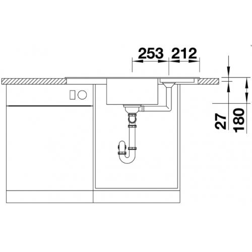 Кухонная мойка Blanco Zia 9 E (Black)