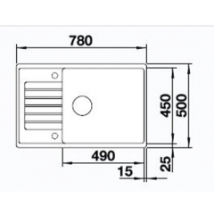Кухонная мойка Blanco ZIA XL 6 S Compact черный