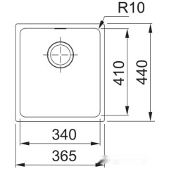 Кухонная мойка Franke Sirius SID 110-34 серый 144.0603.819