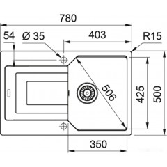 Кухонная мойка Franke UBG 611-78 (белый)