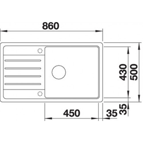 Кухонная мойка Blanco Legra XL 6 S черный 526087