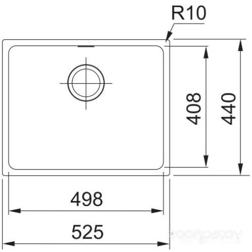 Кухонная мойка Franke SID 110-50 серый 144.0603.820