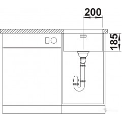 Кухонная мойка Blanco Solis 400-U полированная
