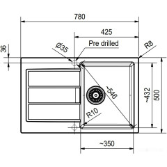 Кухонная мойка Franke S2D 611-78 сахара 143.0618.370