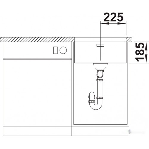 Кухонная мойка Blanco Solis 450-U 526120 (полированная)