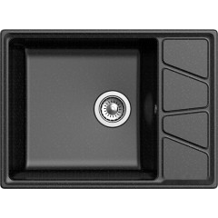 Кухонная мойка GranFest GF-V-680L (черный)