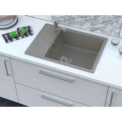 Кухонная мойка GranFest GF-V-680L (черный)