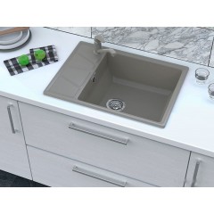 Кухонная мойка GranFest GF-V-680L (песочный)