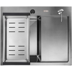 Кухонная мойка Avina HM5848L PVD (графит)