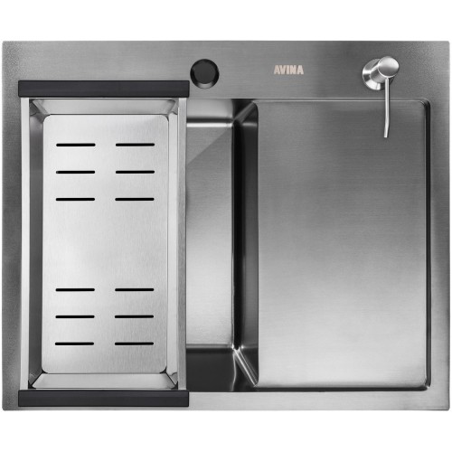 Кухонная мойка Avina HM5848L PVD (графит)