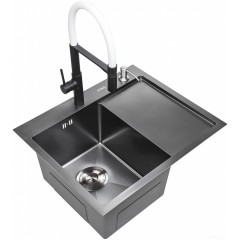 Кухонная мойка Avina HM5848L PVD (графит)