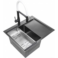 Кухонная мойка Avina HM5848L PVD (графит)