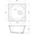 Кухонная мойка GranFest GF-U-500 (серый)