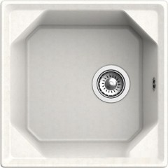 Кухонная мойка GranFest GF-U-500 (белый)