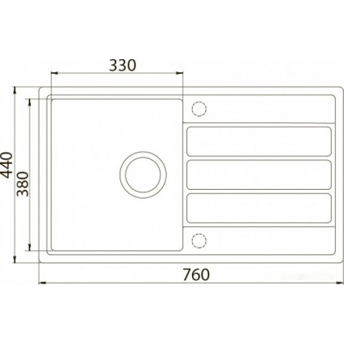 Кухонная мойка Zorg ECO 3 (песочный)