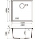 Кухонная мойка Omoikiri Bosen 44-U BL (черный)