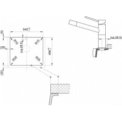 Кухонная мойка Blanco NAYA 6 белый 519641
