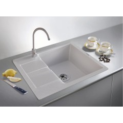 Кухонная мойка Zorg Apollo 58 белый камень