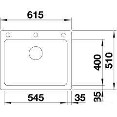 Кухонная мойка Blanco Naya 6 525941 (черный)
