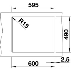 Кухонная мойка Blanco Naya 6 525941 (черный)