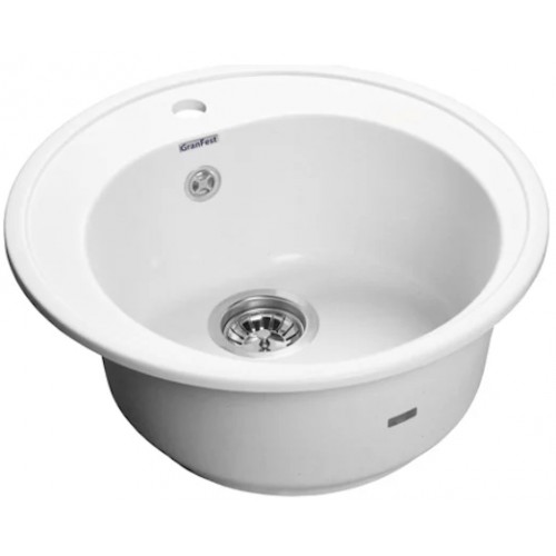 Кухонная мойка GranFest GF-R510 (иней)