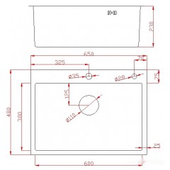 Кухонная мойка Avina HM6548 PVD (графит)