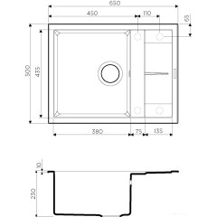Кухонная мойка Omoikiri Sumi 65 GR (leningrad grey)