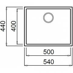 Кухонная мойка Elleci Quadra 110 Undermount K97 Light Grey