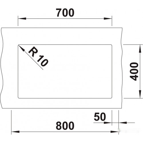 Кухонная мойка Blanco Rotan 700-U 521346 (белый)