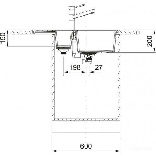 Кухонная мойка Franke S2D 651-78 Tectonite 143.0628.385 (белый)