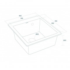 Кухонная мойка Paulmark Zemar PM104651-WH