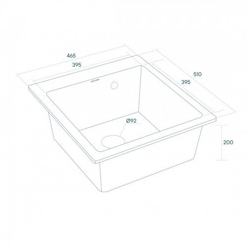 Кухонная мойка Paulmark Zemar PM104651-WH