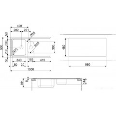 Кухонная мойка Smeg LPR102