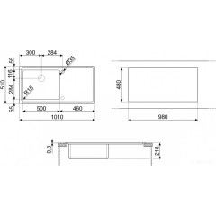 Кухонная мойка Smeg LFT100D