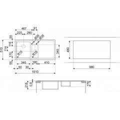 Кухонная мойка Smeg LFT102D